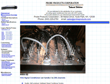 Tablet Screenshot of probeproducts.com